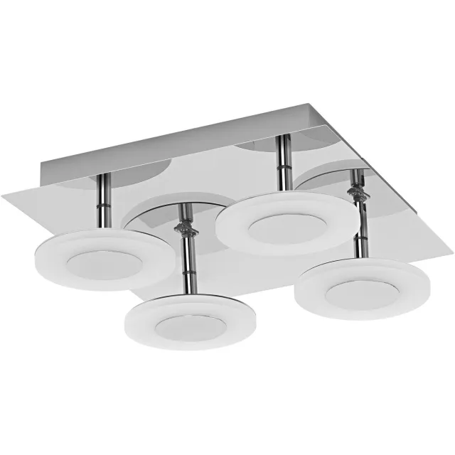 Osram SMART+ Matter Orbis Muur Wave LED Muurverlichting 300x300mm Zilver, 24W, 1500lm, 3000-6500K TW, IP44 Badkamer