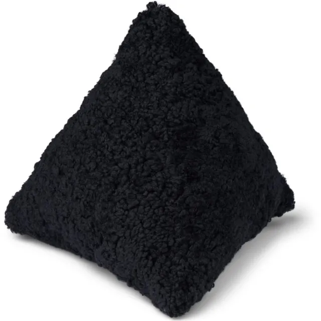 Sheepskin House Hematiet Kussen - 35x35x35 cm Black