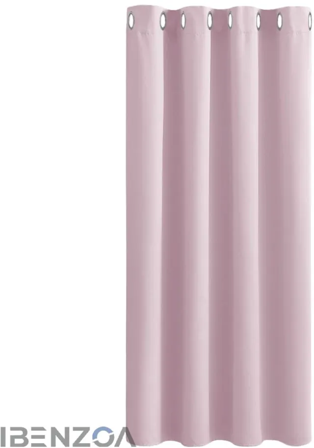 Ibenzoa Gordijnen - Ondoorzichtig - 132 cm breed - Polyester Grijs