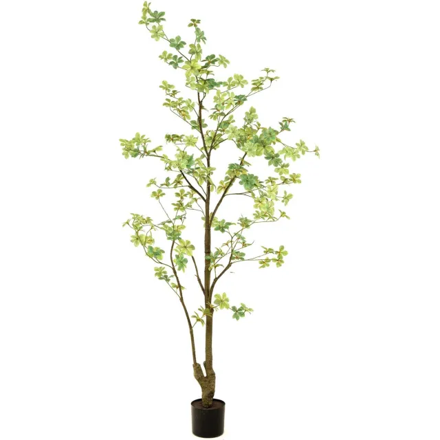 Emerald Kunstboom Tropaeolum 185cm - Kunstplant voor binnen - Tropaeolum plant - Oost Indische kers Groen