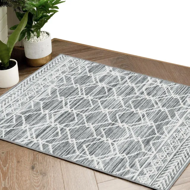 Br@ndless Schoonloopmat - Droogloopmat Binnen - Antislip-Marokkaans grijs