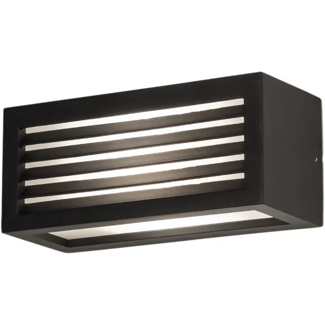 Lumidora Wandlamp 75637 - Voor buiten - MONICA - E27 - Zwart - Aluminium - Buitenlamp - IP54