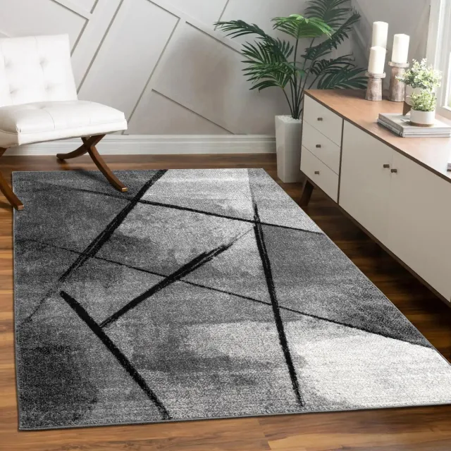 flycarpets Laagpolig Modern Vloerkleed Modilia - Grijs