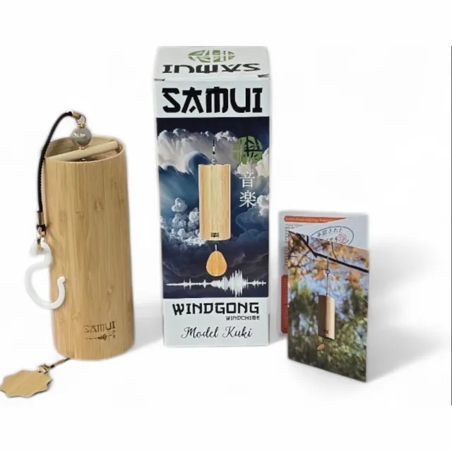 Samui Windgong-Samui-model Kuki (lucht) Japans bruinig met grijze kraal