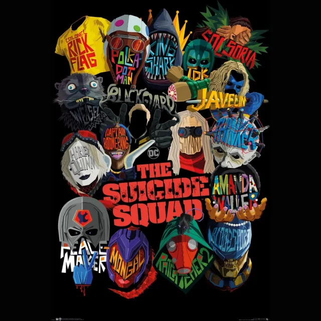 ABYSTYLE Poster The Suicide Squad - Icons 61x91,5cm Divers