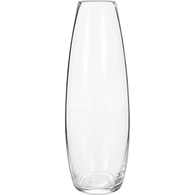 Alessandro Vaas - Florero - glas - glad - 8 x 8 x 25 cm - bloemenvaas Transparant