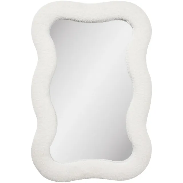 Nest of Nora Wandspiegel rechthoekig 80x54 cm - Glas - Wit