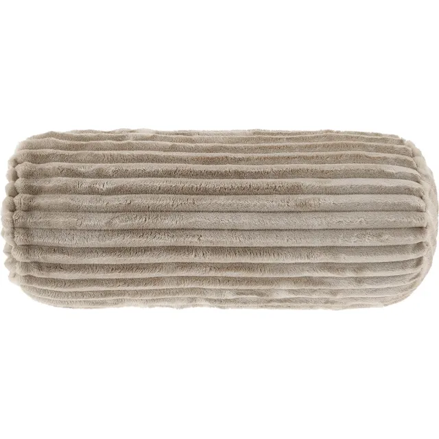 Unique Living Sierkussen Dez Ø20x45cmcm - Chateau Grey Grijs
