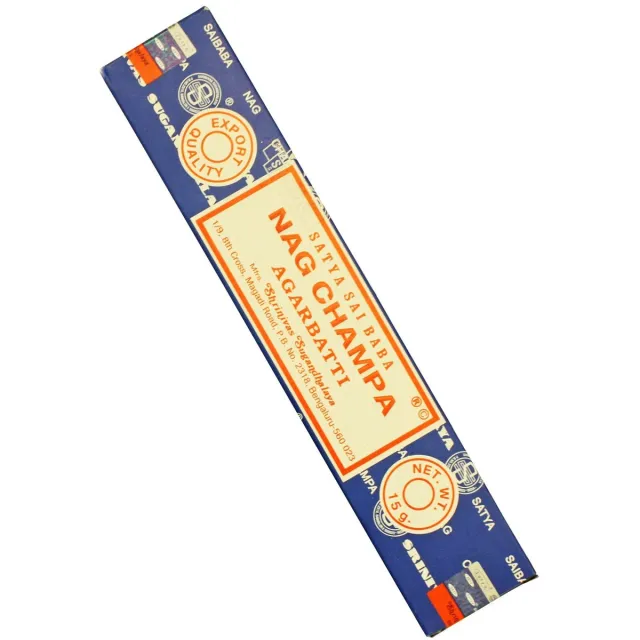 Satya Nag Champa Nag Champa wierook 15 grams1 pakje (SATYA) SAI BABA Blauw