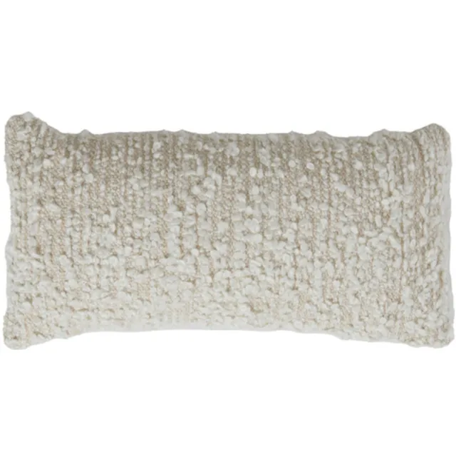 Kussen Humada Boucle naturel 60x30cm