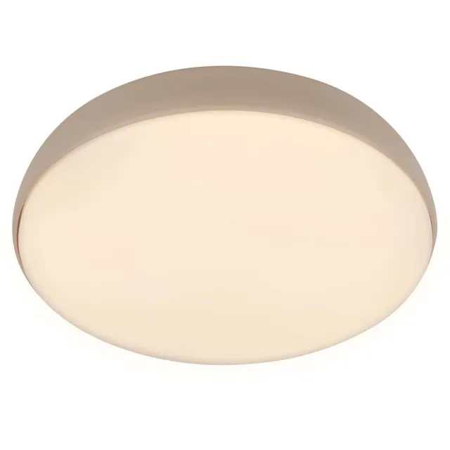 B.K.Licht BRILONER Nikan - LED Plafondlamp – dimbaar met afstandsbediening – CCT – geheugenfunctie – beige – Ø35cm
