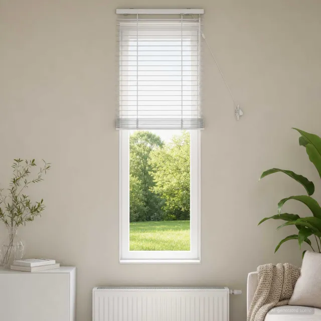 vidaXL Venetiaanse jaloezie Wit 60 x 160 cm 35 mm