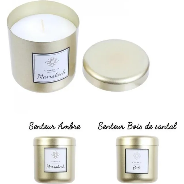 Lillou Geurkaars Home Deco Goud en Wit