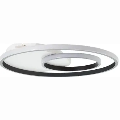 Brilliant Plafondlamp Merapi Zwart ⌀50cm 36w