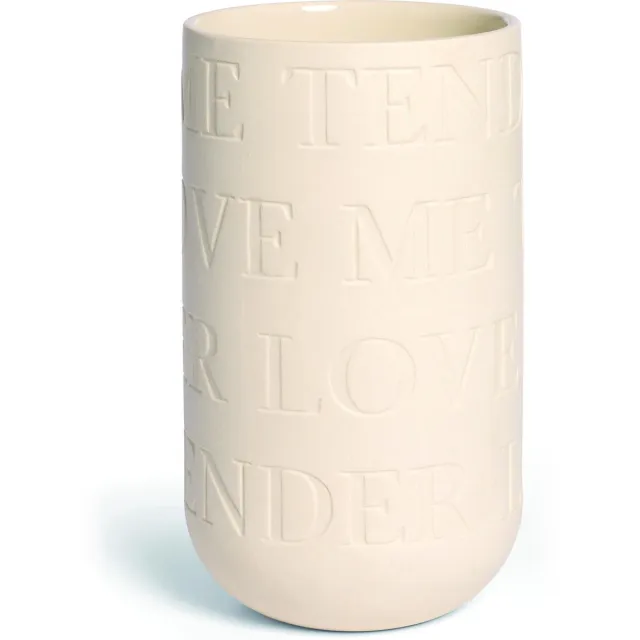 Kähler Design KD 126029 Wit Love Song Vaas 22 cm Creme
