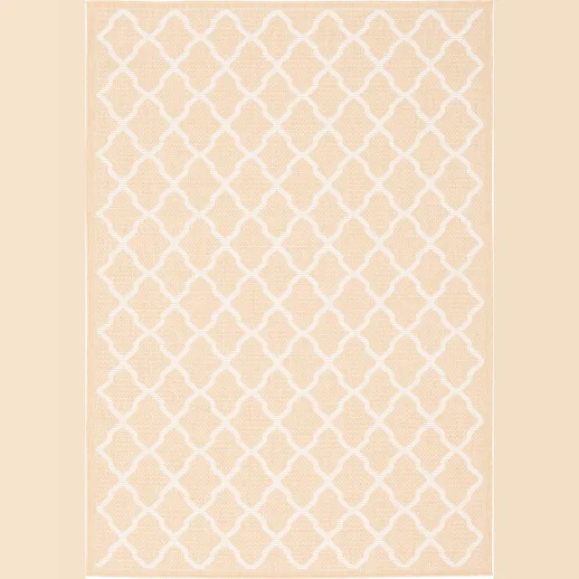 Pergamon Vloerkleed Binnen & buiten platweave Valencia Modern Goud