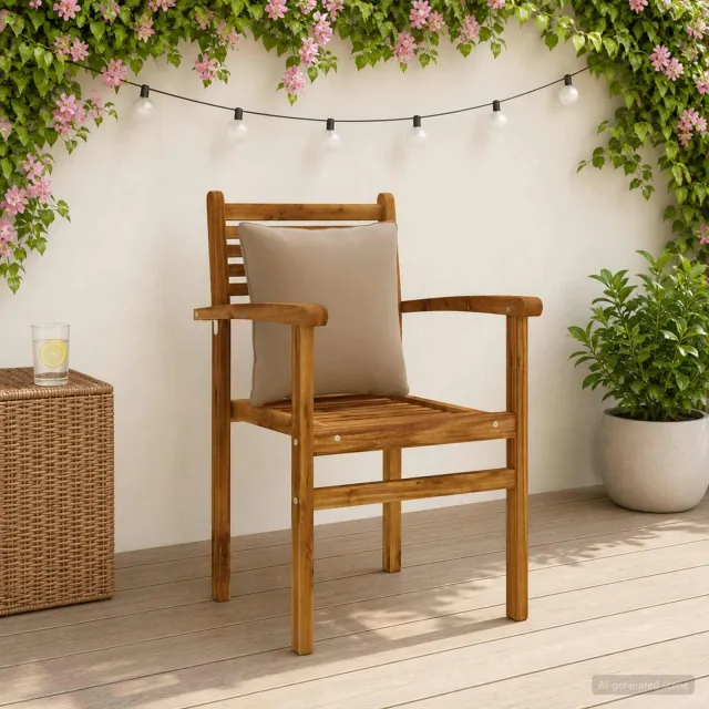 vidaXL Rugkussen PUTTEN 4 st 100% Polyester Taupe 40 x 40 x 15 cm