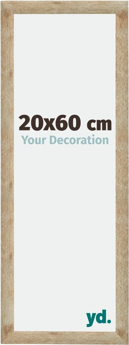 yd. Your Decoration - Fotolijst 20x60 cm - MDF - Goud - Catania