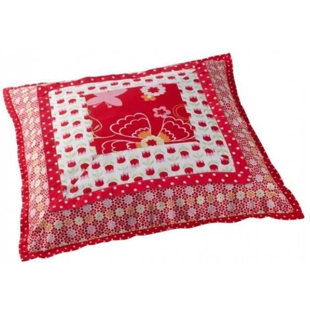 Cozz Pitta - Sierkussen - Rood - 50x50 cm