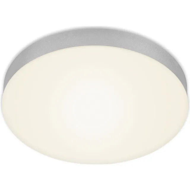 Briloner Leuchten FLAME LED opbouwarmatuur frameloos metaal-kunststof zilver 21W 3000K Ø 28,7cm zilverkleurig