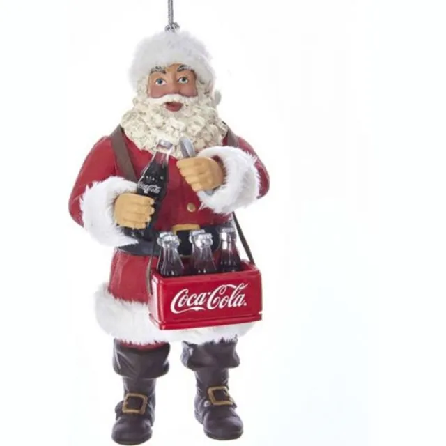 Coca-Cola Santa Fles Openend Kerst Ornament rood