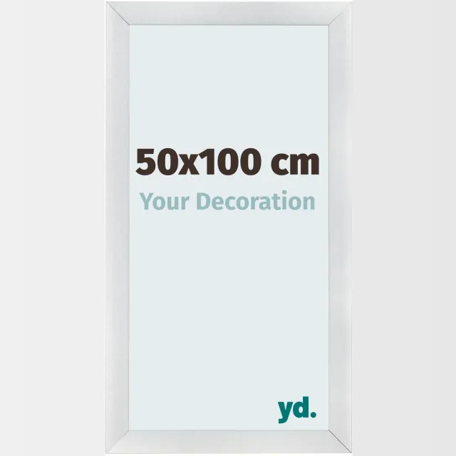 yd. Your Decoration - Fotolijst 50x100 cm - MDF - Zilver Mat - Pisa