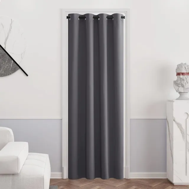 Unyqoos Tijdloze Verduisteringsgordijnen met Innovatieve Lichtblokkering voor Slaapkamer en Woonkamer grijs