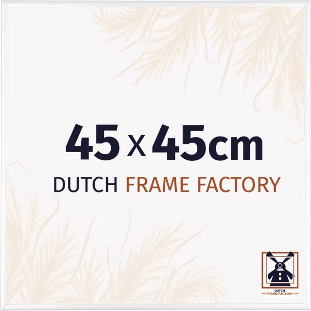 Dutch Frame Factory Fotolijst 45x45 cm - Aluminium - Wit Hoogglans - Kampen