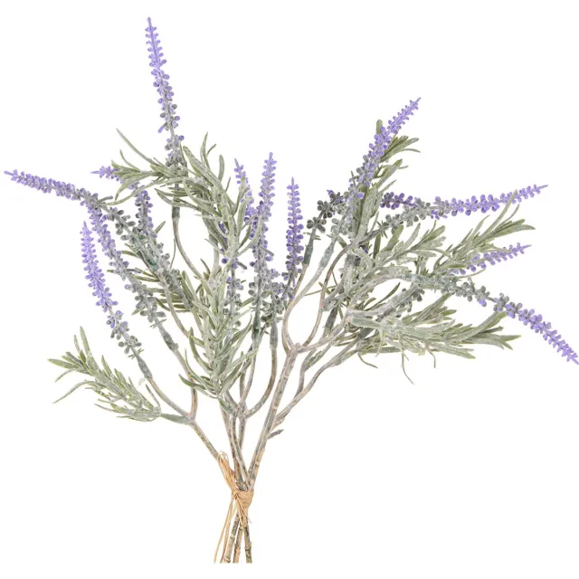 Viana Kunstmatige Lavendel Kunstplanten Paars 38cm 3 Bossen 9st, 9 Stück
