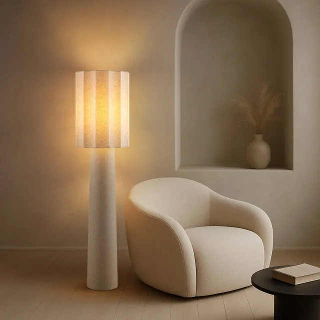 NOUS Living vloerlamp Julia Naturel