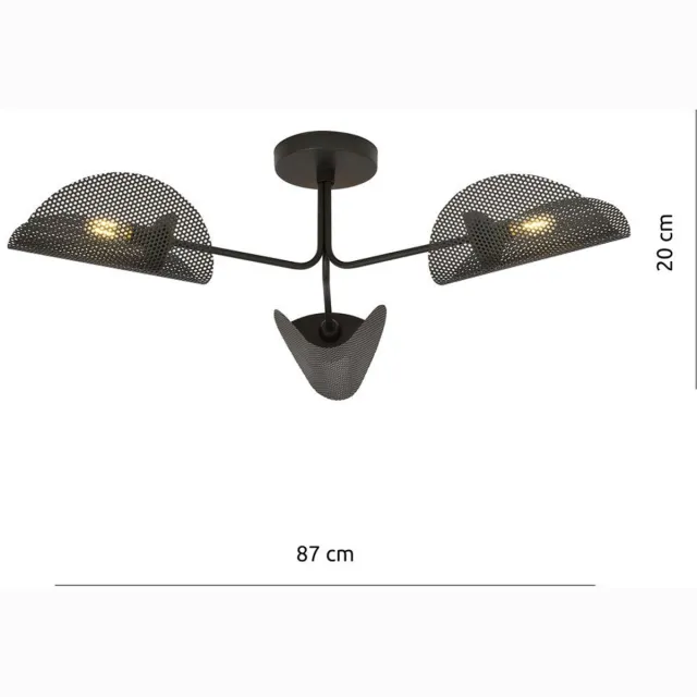 Emibig GOMEZ 3 BLACK LIGHT FIXTURE