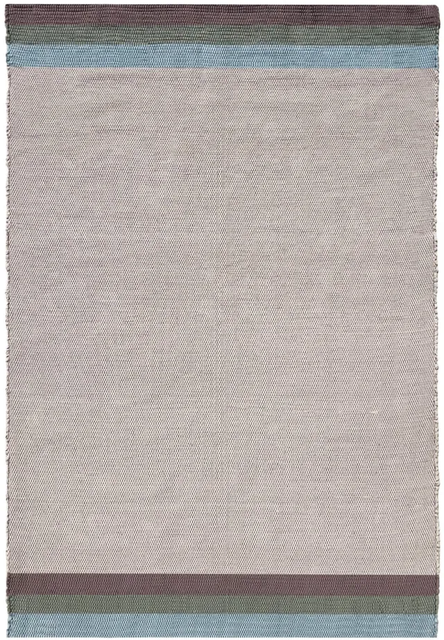 AFK Living Handgeweven tapijt van gerecycled katoen FADO beige