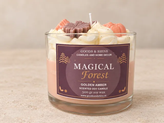 Goods and Shine Magical Forest – Golden Amber geurkaars divers