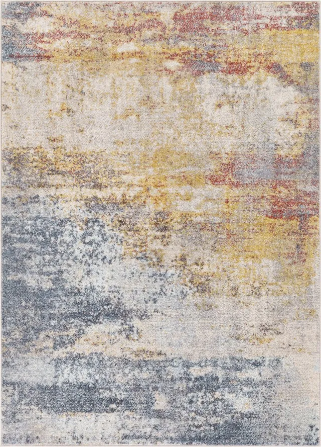 Surya Valerie vloerkleed modern abstract geel