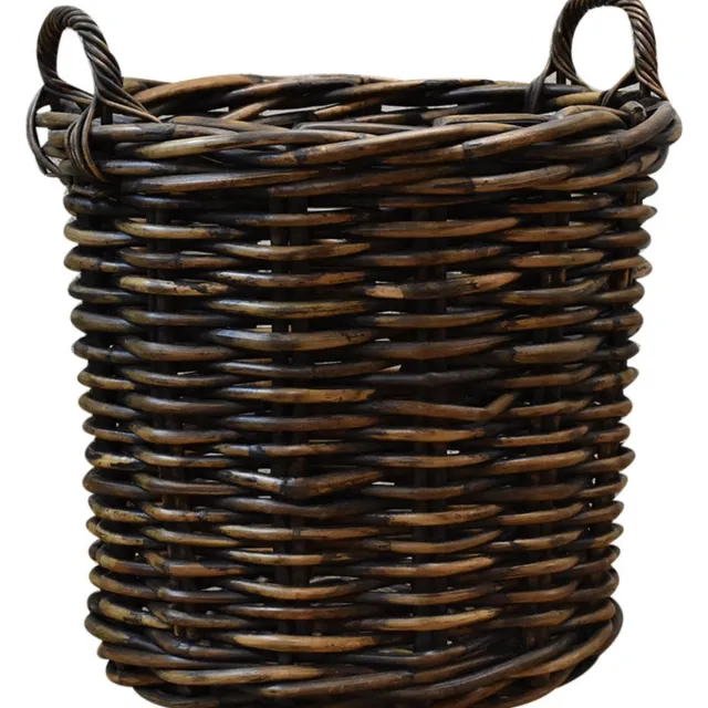 AVH-Collectie Drum mand rond 50-60 cm Bruin / Terre