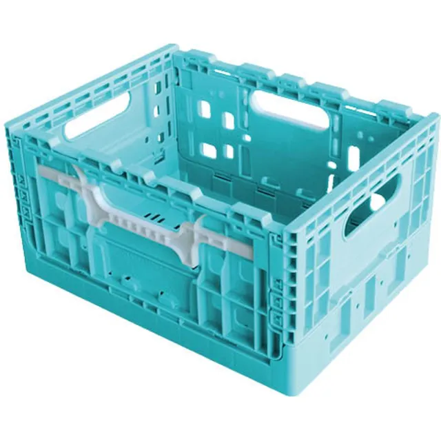 Alpac Vouwkrat - Klapkrat - 365 x 275 x 190 mm - 14,8 L - Turquoise