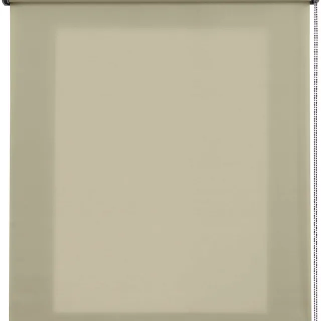 Storesdeco Premium doorschijnend rolgordijn met aluminium afwerkingen, stenen kleur 180x250 cm Anthracite