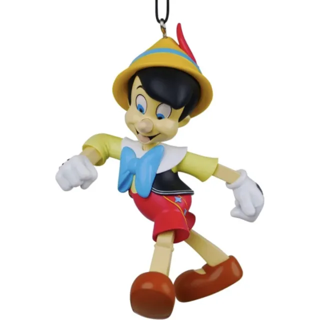 Disney License Ornament plastic pinocchio l8cm meerkleurig