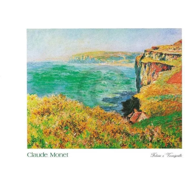 PGM Kunstdruk Claude Monet - Falaise à Varengeville 70x50cm Divers