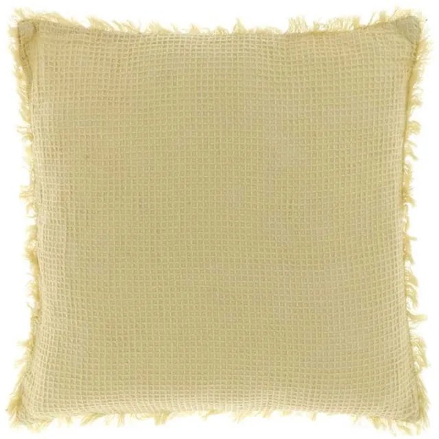Unique Living Kussen Canar 45x45cm Soft Yellow Geel