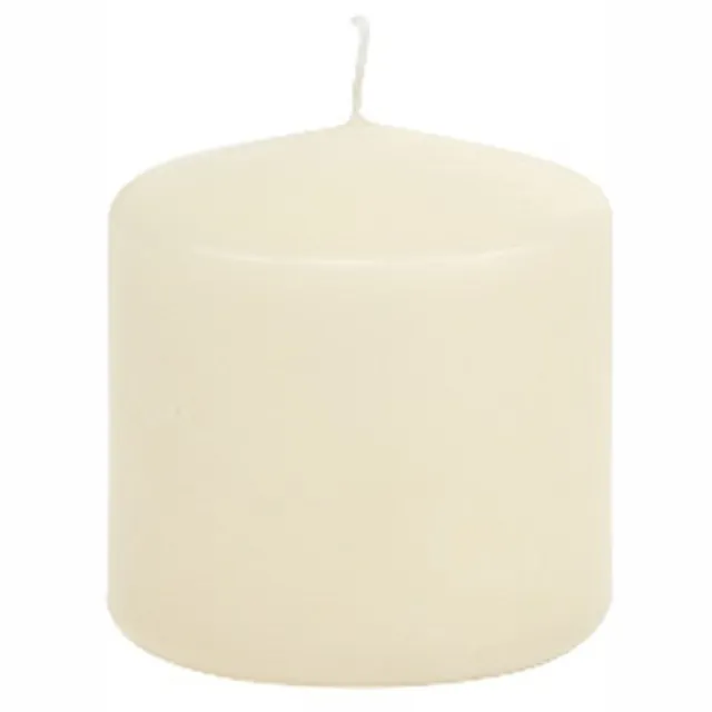 Wiedemann Kerzen Pilaarkaars 80/80 crème 6 stuks Beige