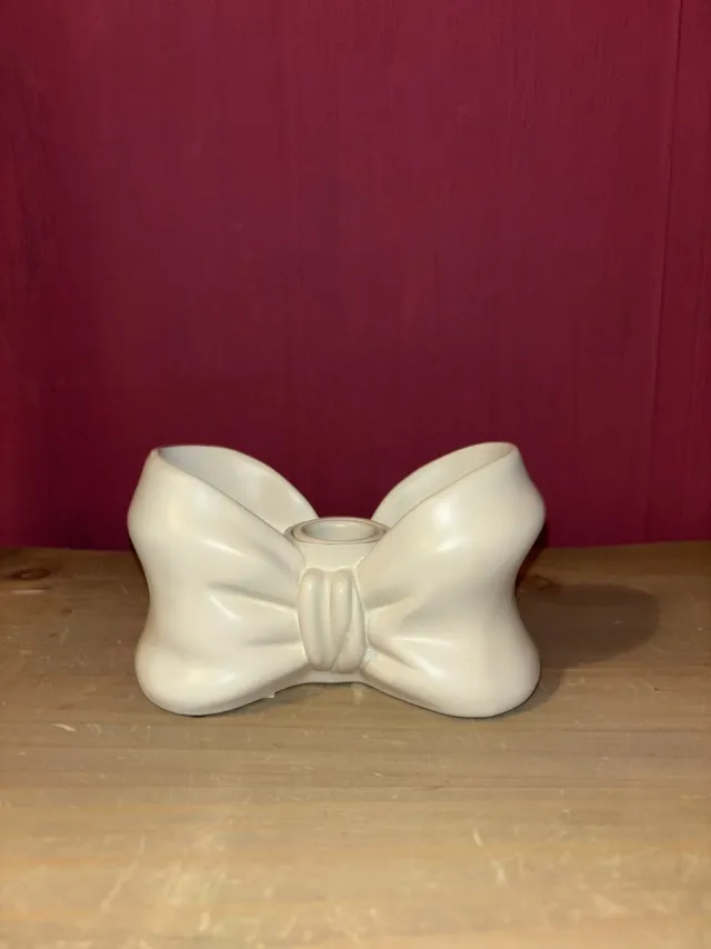 Kersten Kandelaar Strik - Ivory - Polyresin