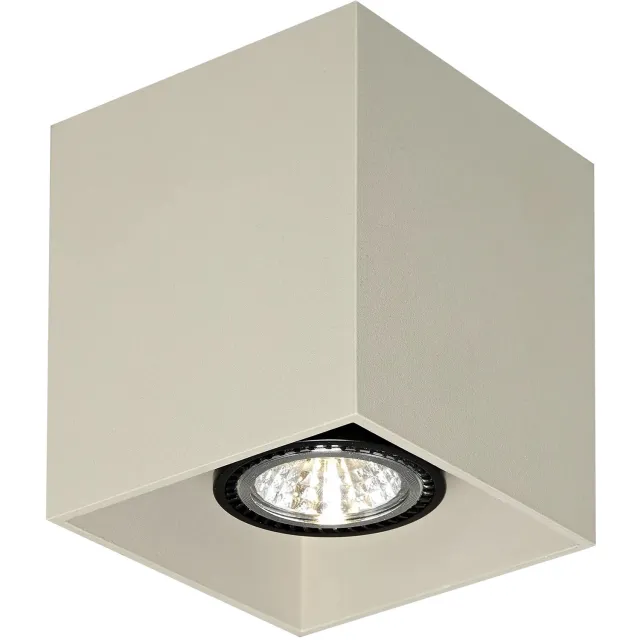 Fantasia Babar SQ plafondlamp in beige, uit de Deco-collectie. Armatuur zonder vaste lichtbron.
