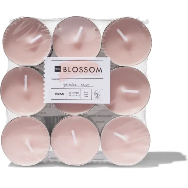 HEMA Geur sfeerlichten blossom - 18 stuks