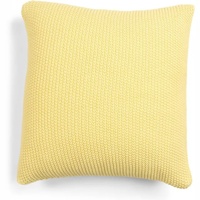 Marc O'Polo Nordic Knit Sierkussen Pale Yellow - 50x50 cm