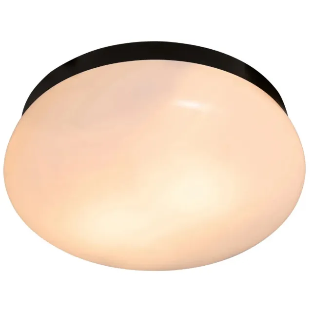 Doos 3x Nordlux Foam LED Plafondlamp | 2x E27 Max 55W | ip44 | Dimbaar | Zwart