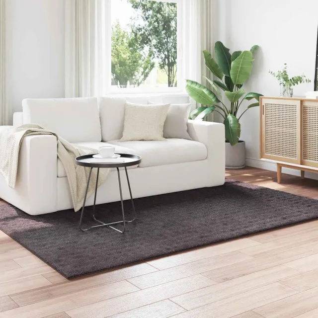 vidaXL Binnen kleed SIROLO Antraciet 140 x 200 cm Polyester, foto 2
