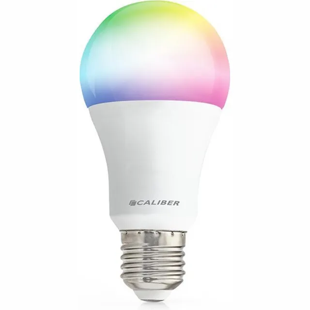 Caliber Smart Lamp E27 - Slimme Lamp RGB en Warm Wit - Slimme verlichting - LED Lamp Ledlamp - Dimbaar - Tuya Smart (HBT-E27)