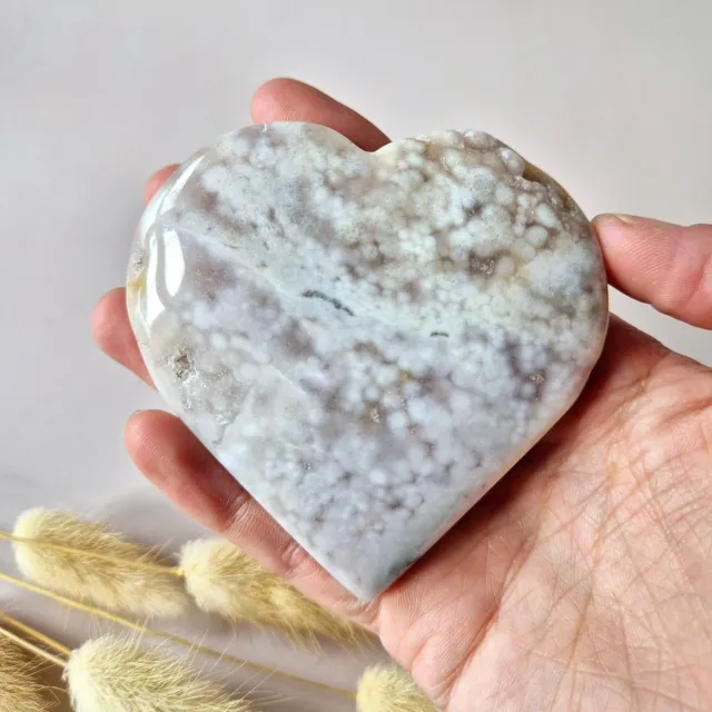 Moonlight Gemstones Edelsteen Druzy Pink Amethist Hart #11 8-10cm (Roze Amethist) Meerkleurig