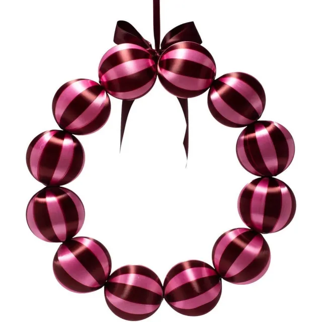 Vondels krans (roze/burgundy) (ø35.5cm) multi